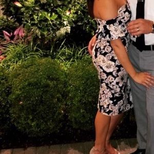 Bardot off the shoulder floral dress